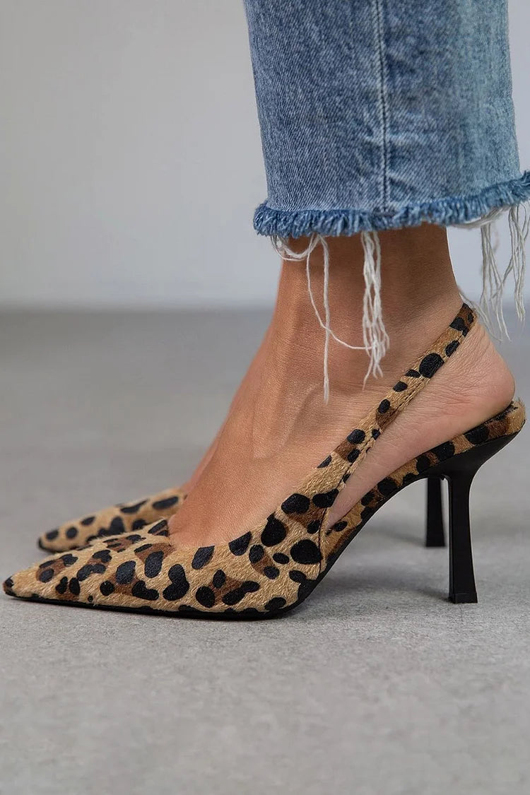 LEONORA | Décolleté animalier elegante per uno stile audace