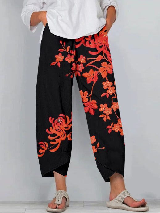Romina | Pantalone Stampato Relaxed