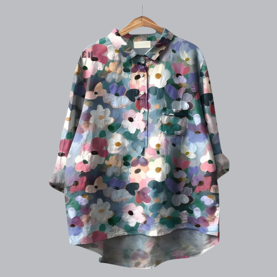 Brunilda | Blusa floreale classica