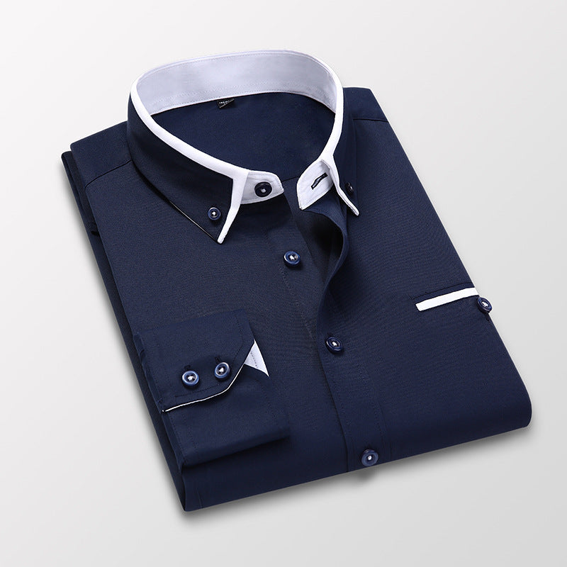 TRAVIS | CAMICIA CLASSICA A MANICHE LUNGHE