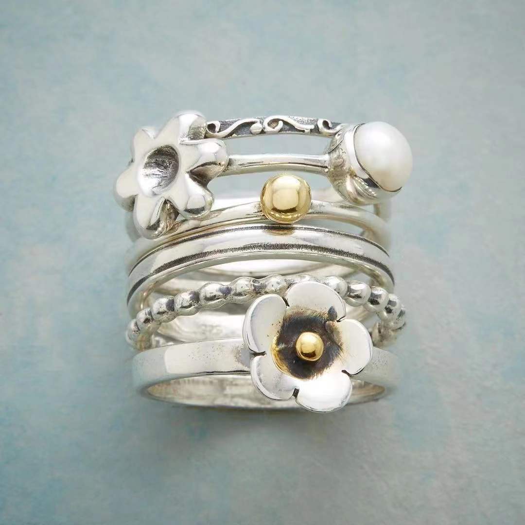 Anelli in Perle di Fiore
