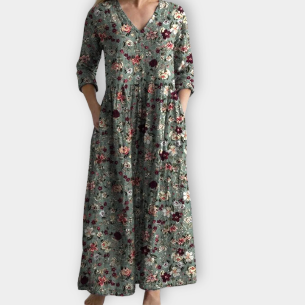 Nordea | Abito Maxy Boho in morbido tessuto premium