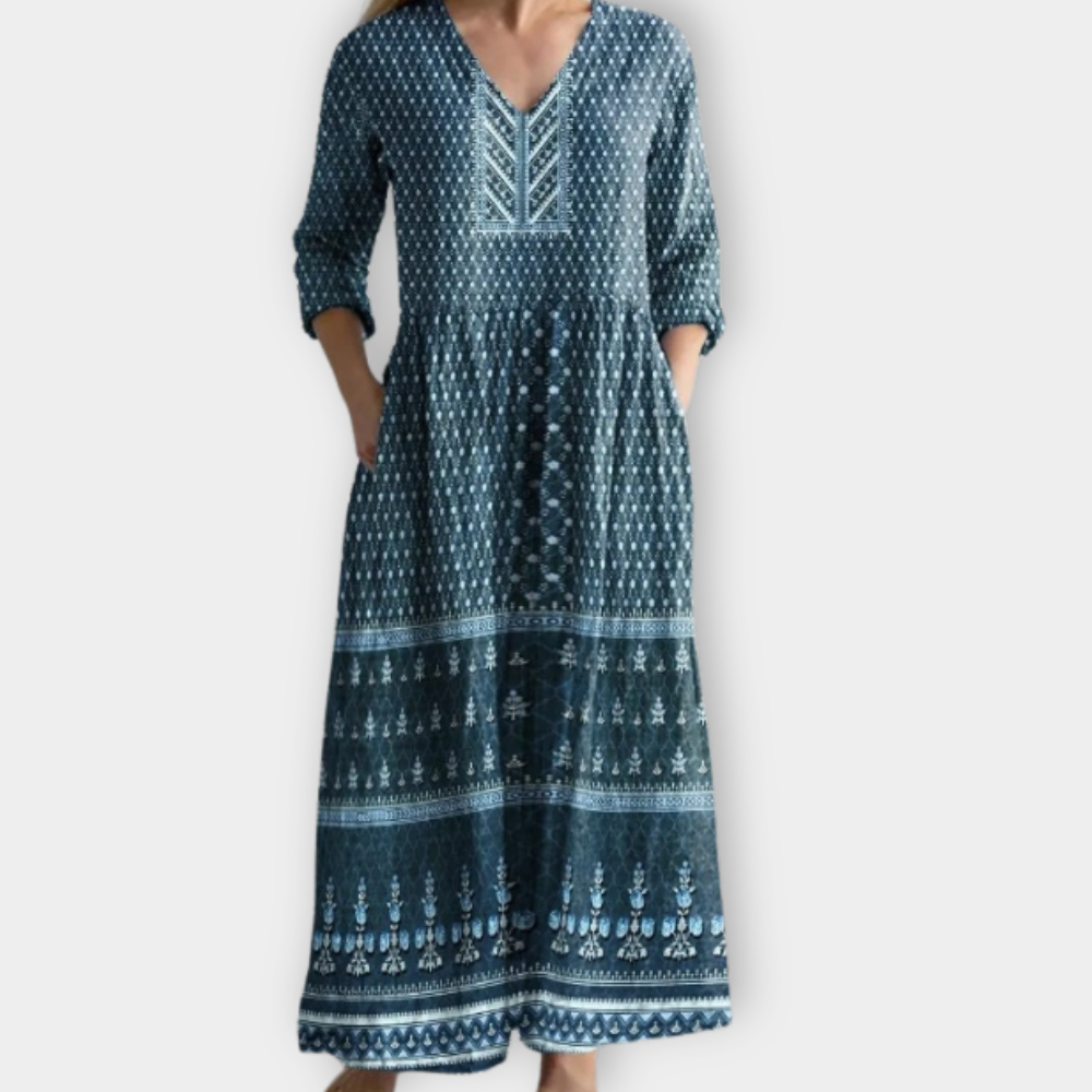 Oswina | Maxibito Boho in morbido tessuto premium