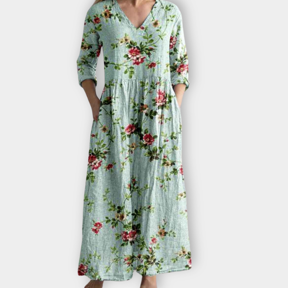 Iduna | Maxidress Boho in morbido tessuto premium