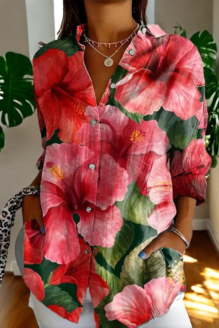 Tropical Bloom – Blusa Floreale