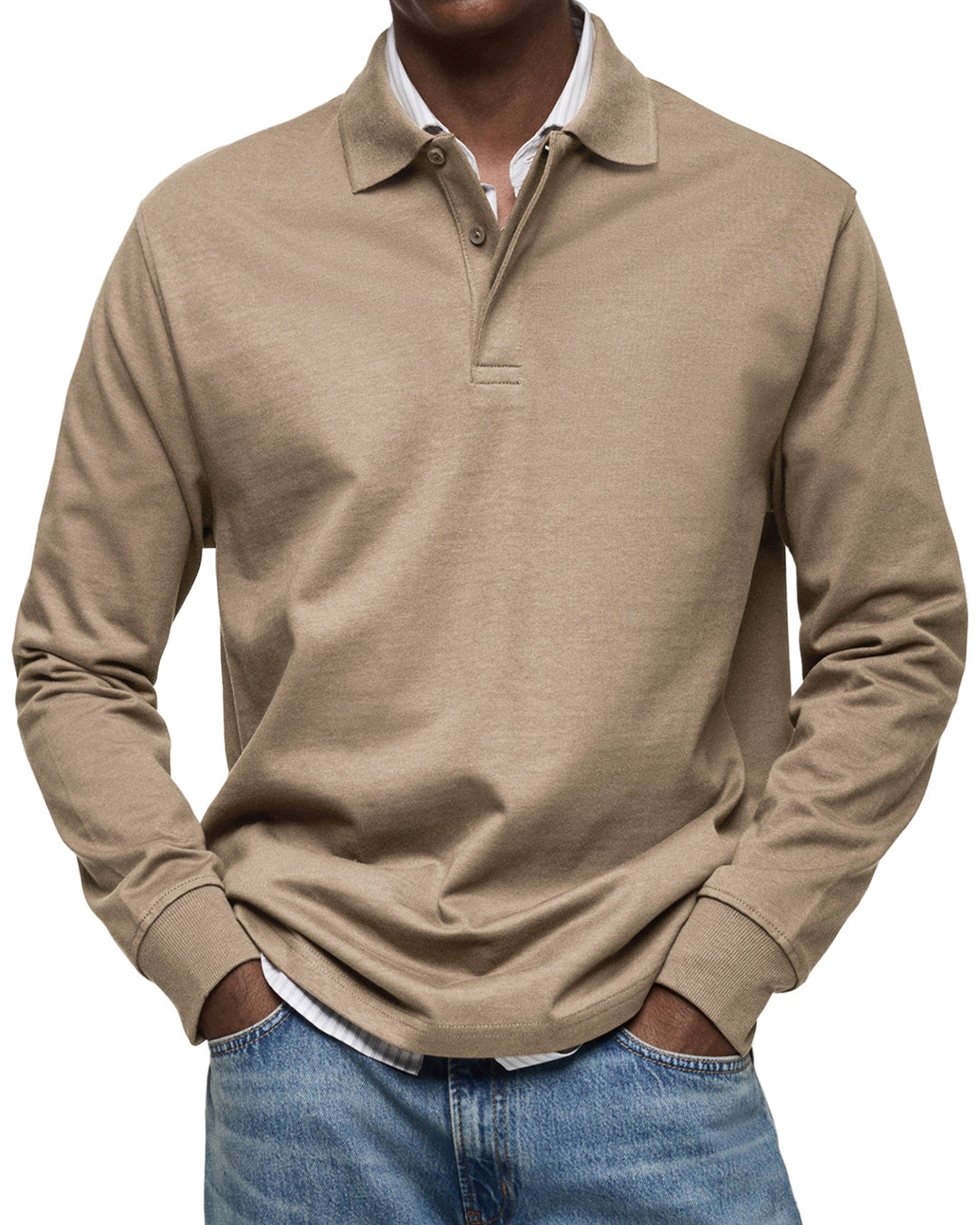 ALESSANDRO | POLO CASUAL A MANICHE LUNGHE DI QUALITA' PREMIUM