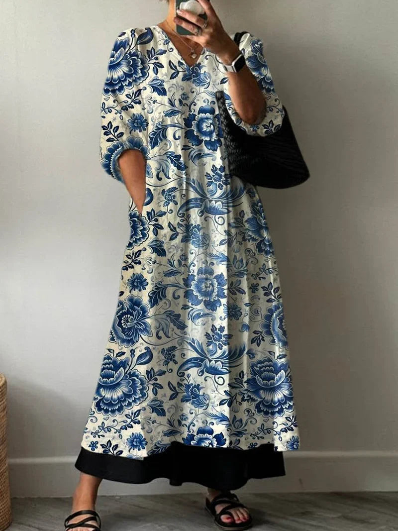 Abito Elegante con Stampa