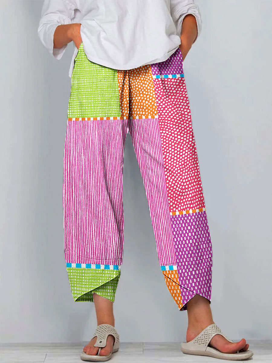 Helena | Pantaloni Stampati Relaxati