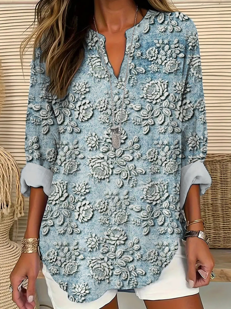 Marvella | Blusa Stampata Petali Misti