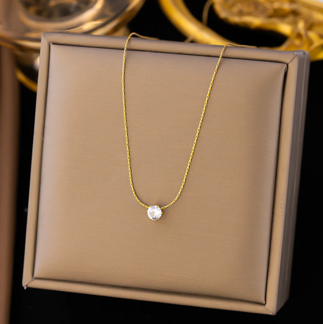 Collana in Diamante Dorato Esclusivo