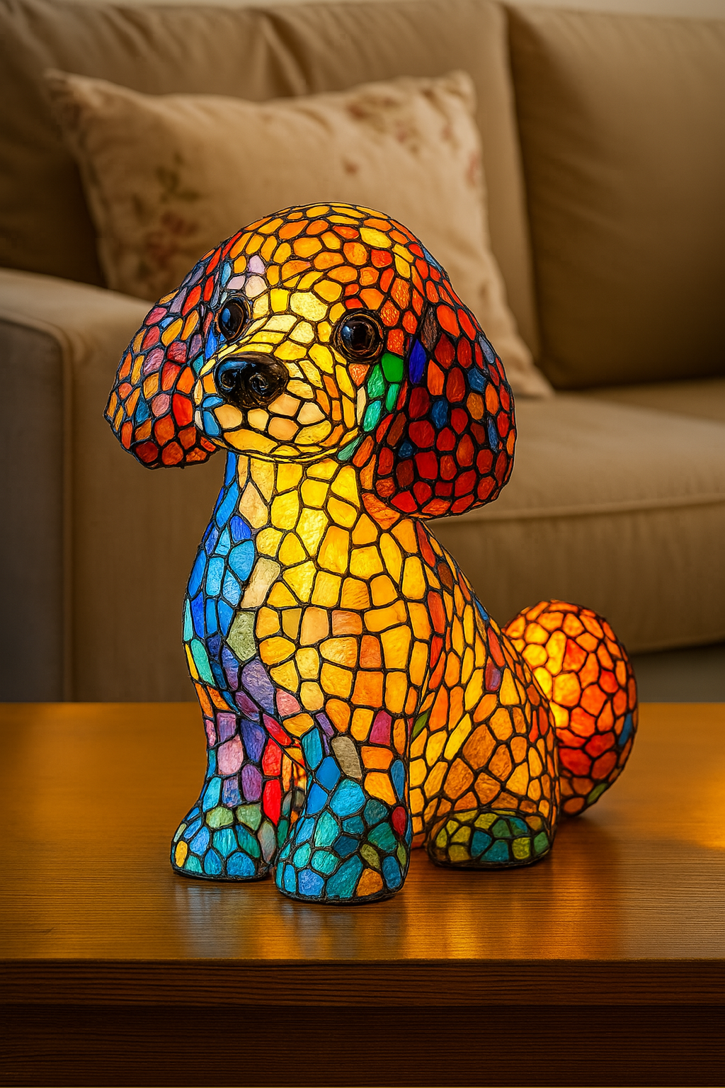 Kiki | Lampada per cani Magisk in vetro colorato