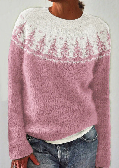 Maglione in Lana con Motivo Islandese