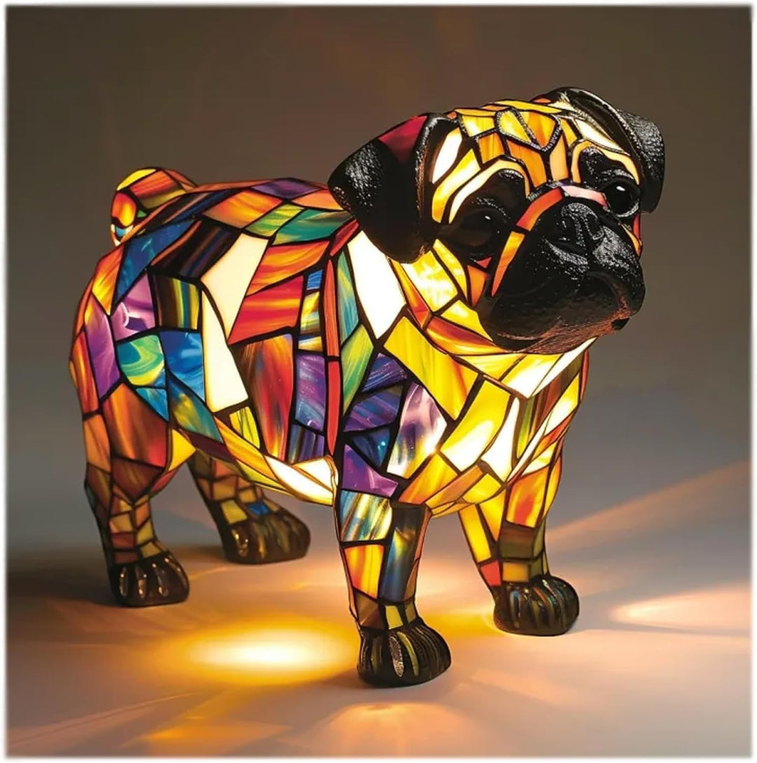 Spike | Lampada per cani Magisk in vetro colorato
