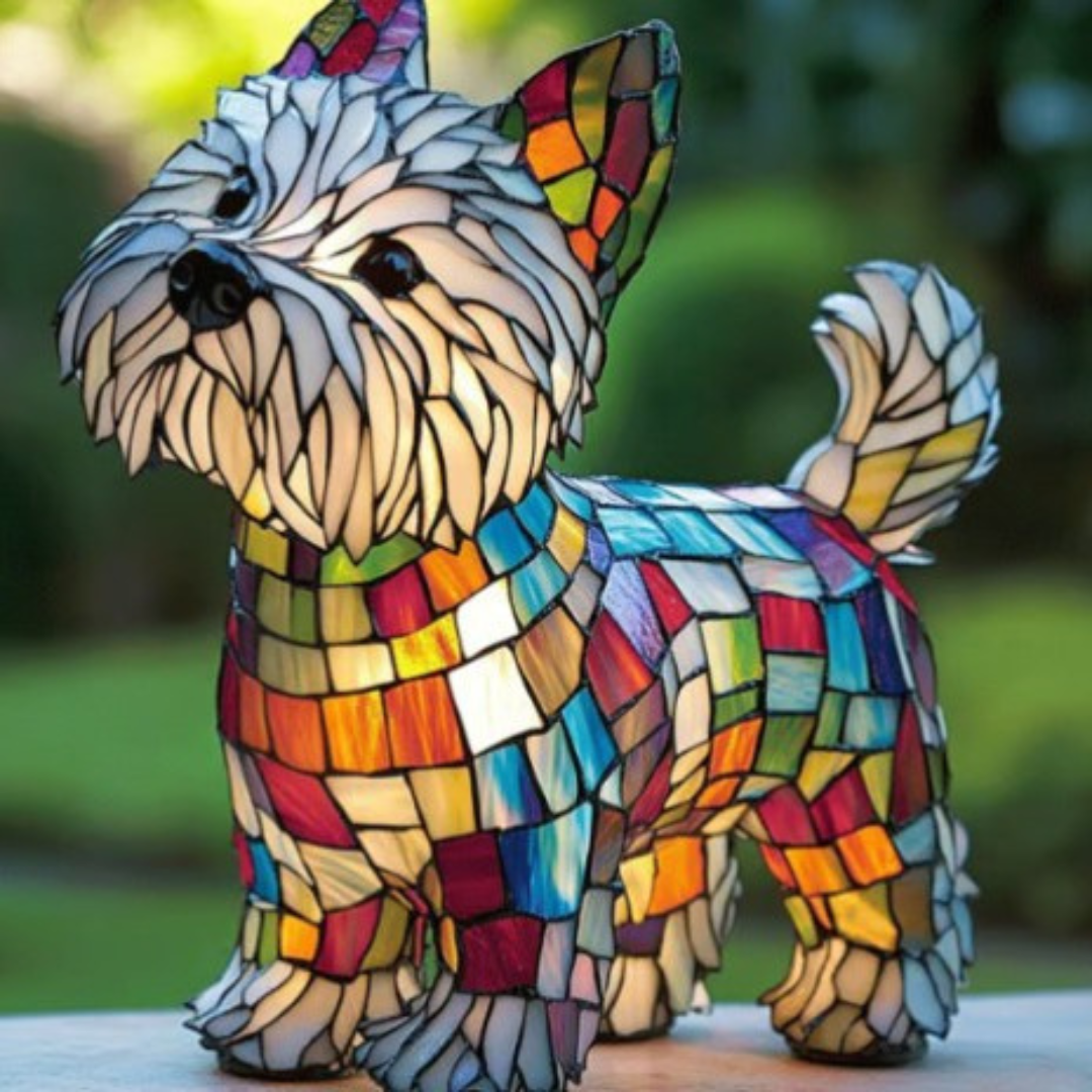 Max | Lampada per cani Magisk in vetro colorato