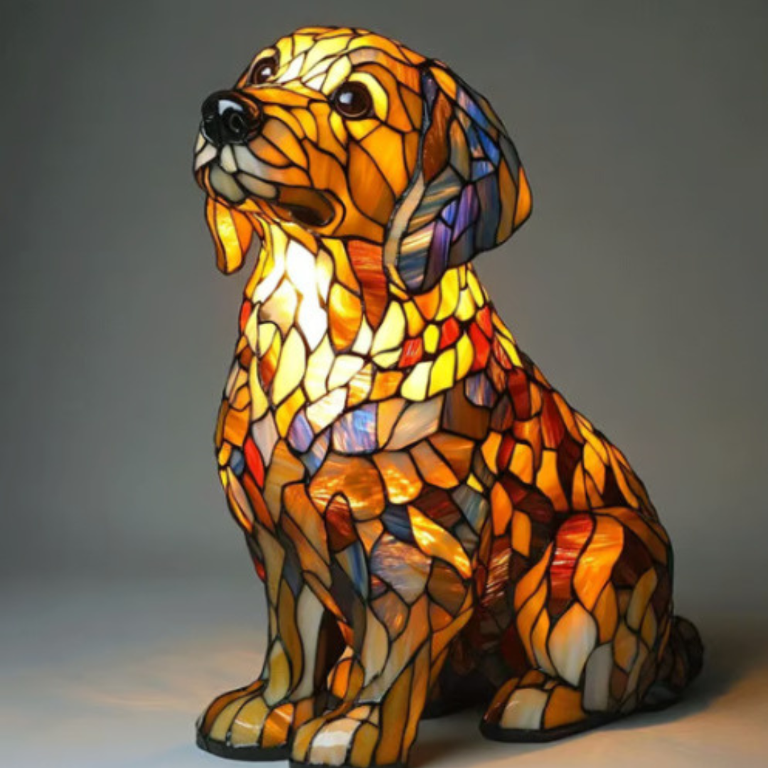 Nounours | Lampada per cani Magisk in vetro colorato