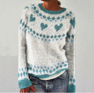Maglione Caldo con Influenza Classica