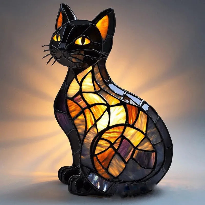 Mira | Lampada da gatto Magisk in vetro colorato