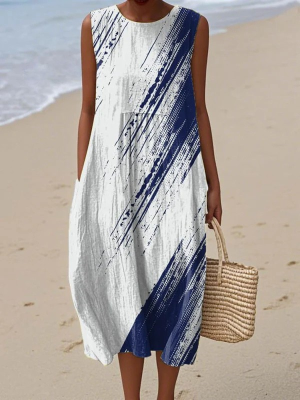 Elena™ - Abito Midi Elegante per la Vita Quotidiana