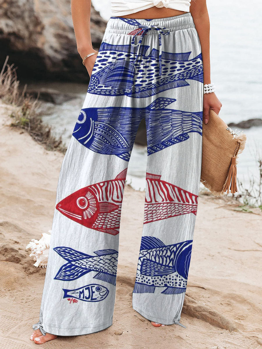 Olivia | Pantaloni Retro da Pesca
