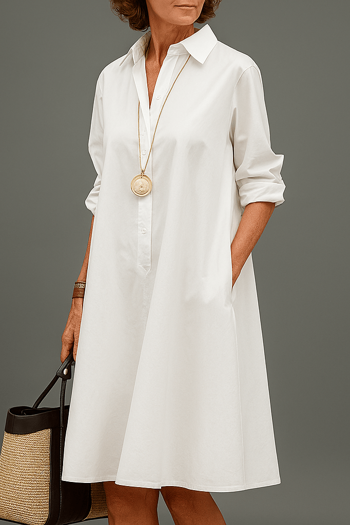Waltraud - Elegante Abito Midi Premium per uno Stile Senza Tempo