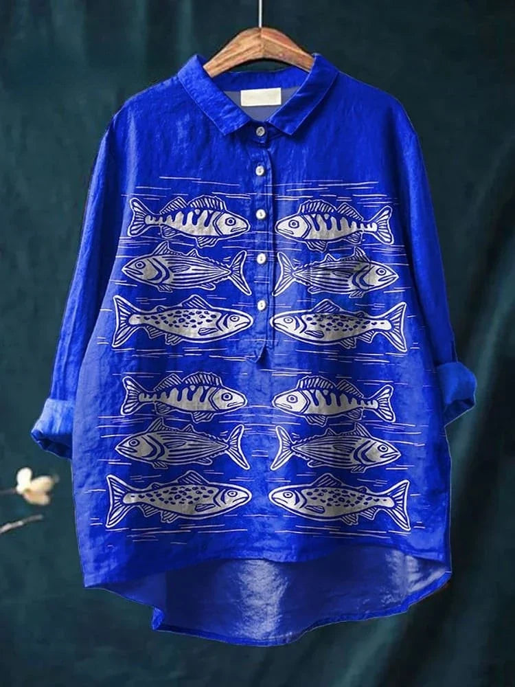Pesce Blu | Maglietta Artistiche
