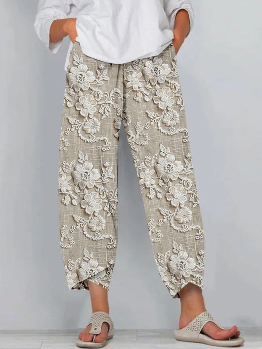 Seraya | Pantaloni Stampati Relax