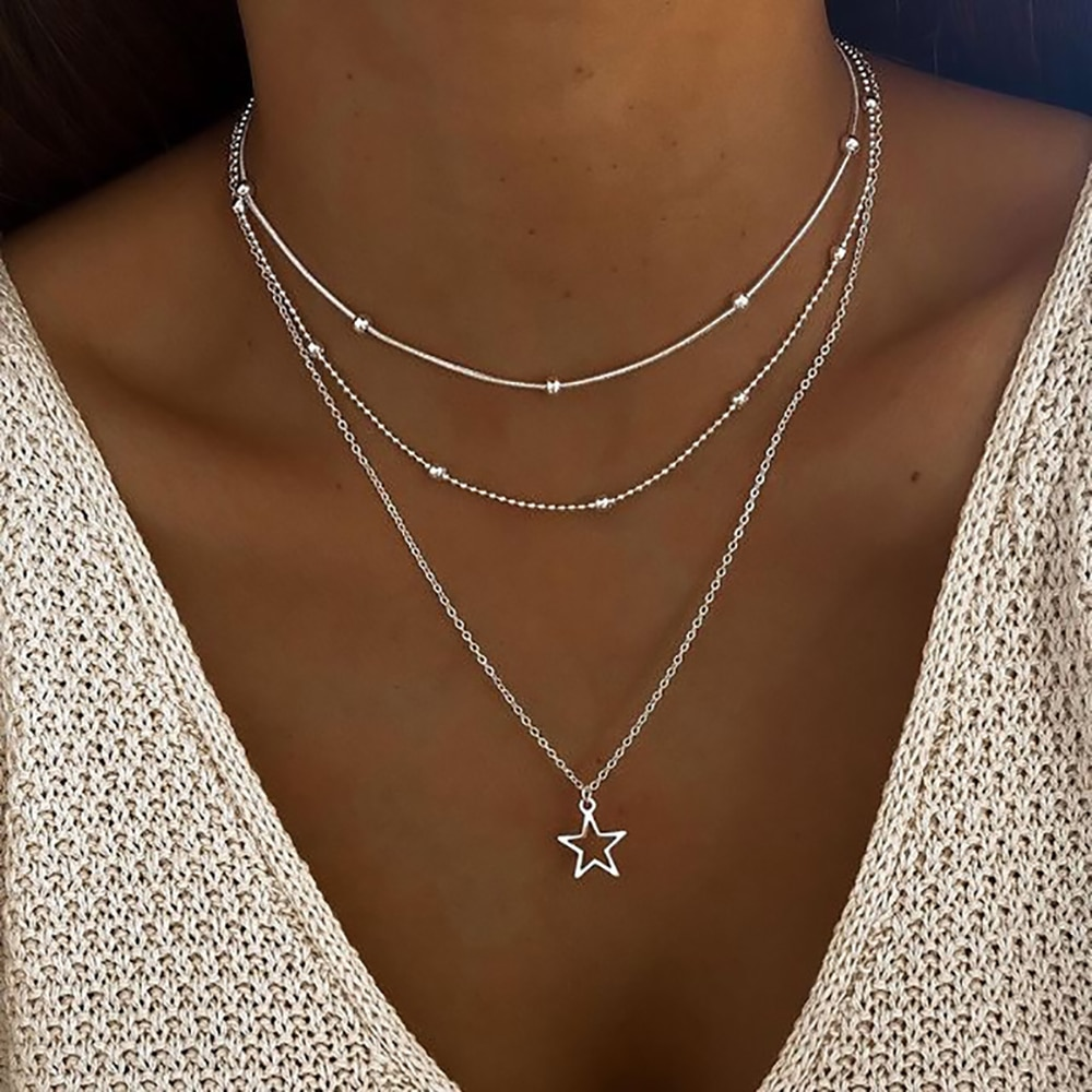 Collana Vintage Stella in Argento