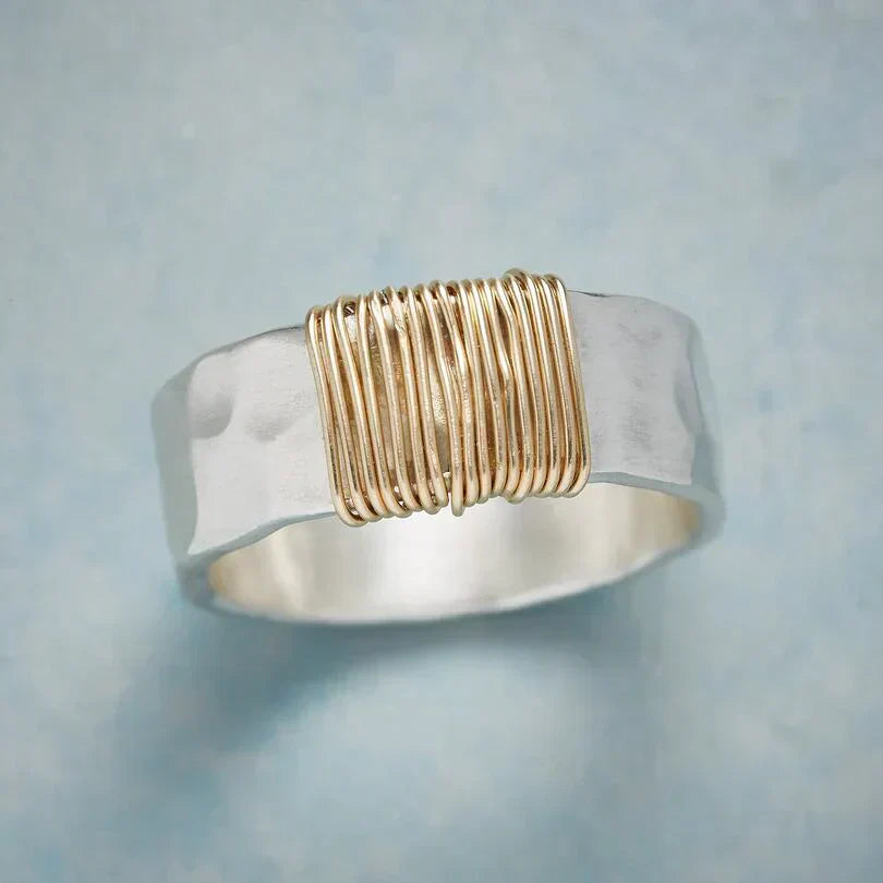 Anello Golden Boho Threads