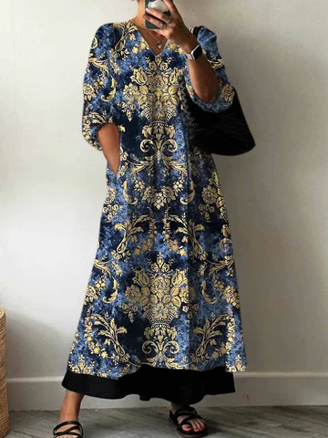 Abito Elegante con Stampa