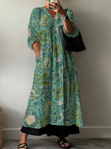 Abito Elegante con Stampa