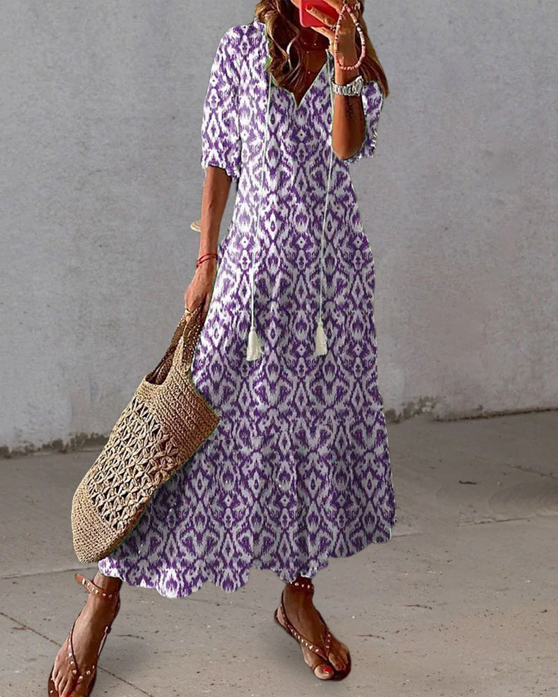 Dianna - Abito Boho con Copertura per la Pancia