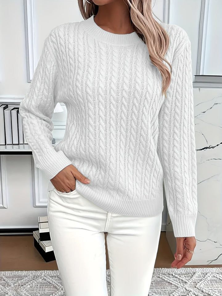 Antonella - Maglione Casual a Girocollo Comodo