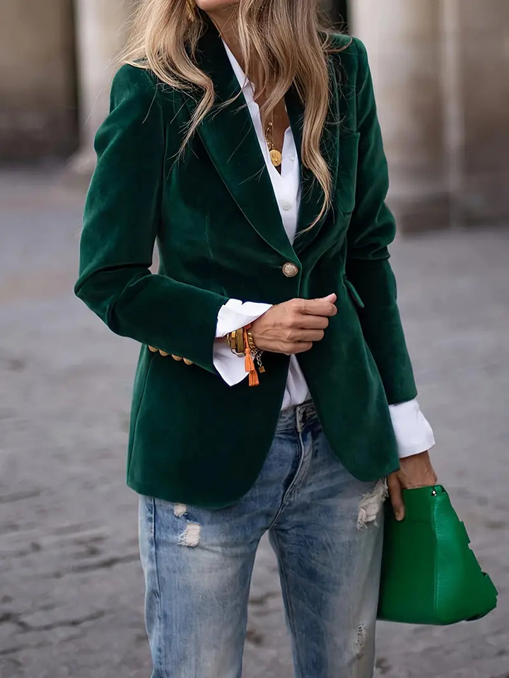 Savannah™ - Blazer Elegante in Velluto