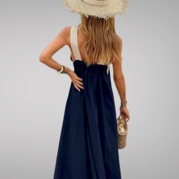 Eliza | Abito Elegante Senza Schiena con Stile Incrociato