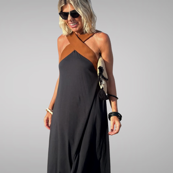 Eliza | Abito Elegante Senza Schiena con Stile Incrociato