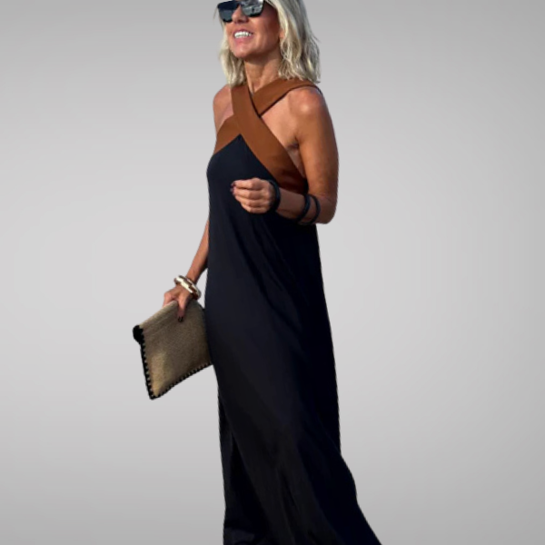 Eliza | Abito Elegante Senza Schiena con Stile Incrociato