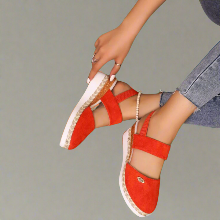 Gitta | Sandali Wedge Plus-Size – Confortevoli e Versatili