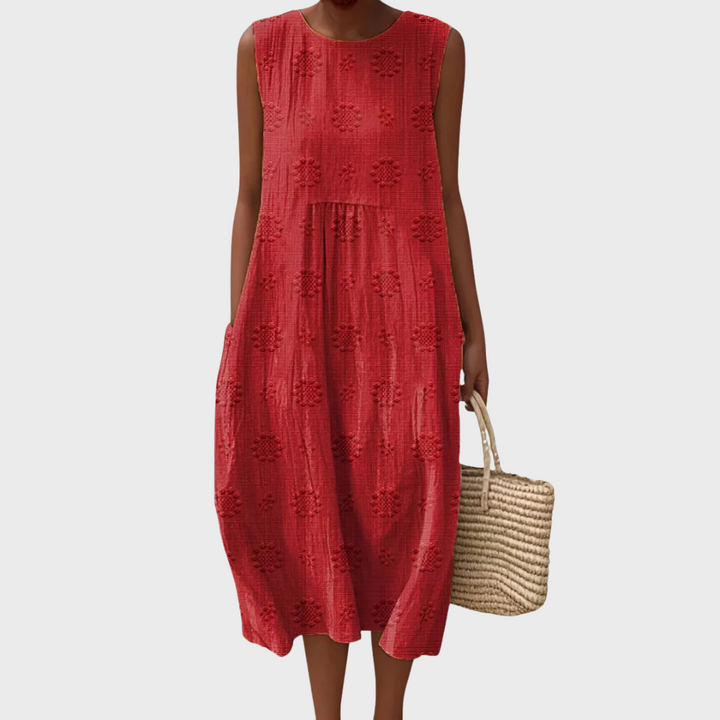 Cecily | Abito in Cotone Ricamato