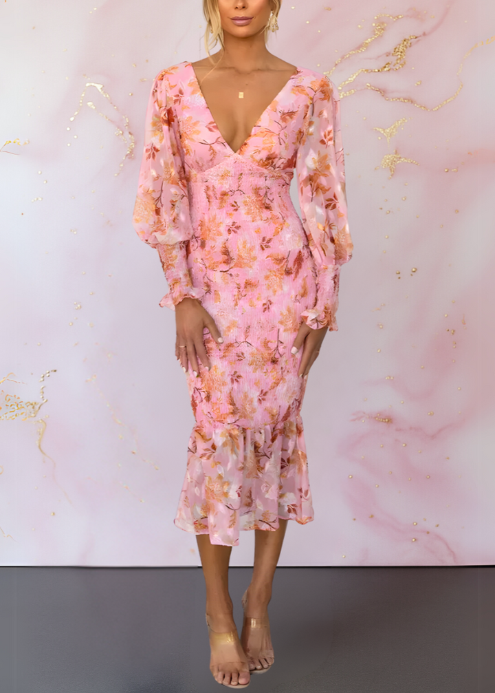 Brenda - Abito floreale elegante e chic