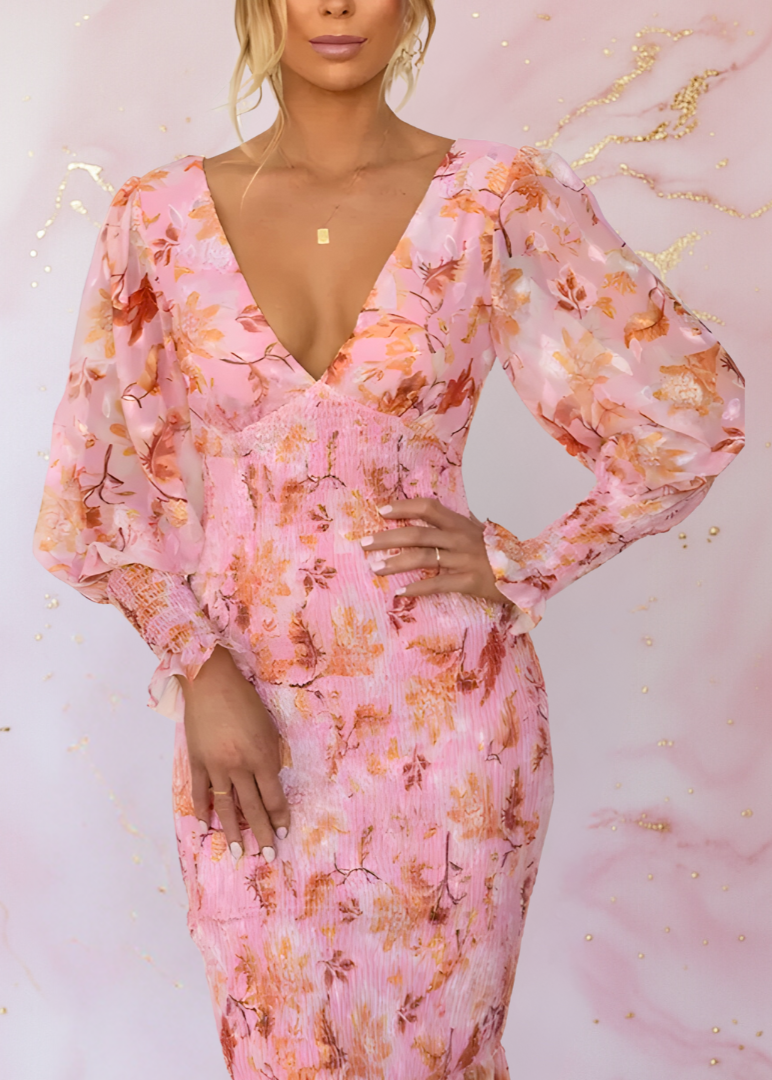 Brenda - Abito floreale elegante e chic