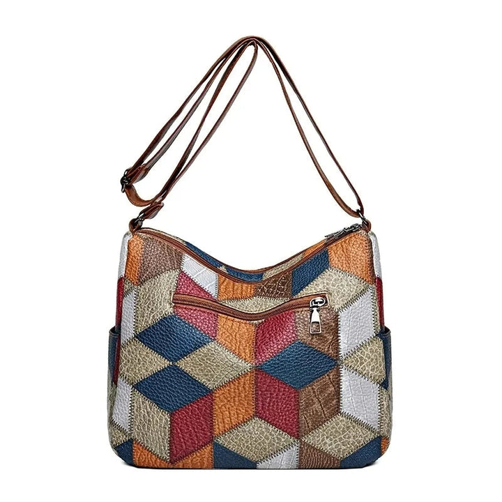 Borsa a Spalla Patchwork Fern
