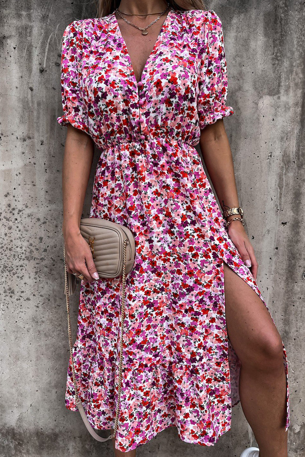 Charlie™ Abito lungo con fiori