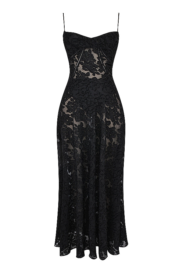 Paulette™ - Elegante abito lungo con corsetto