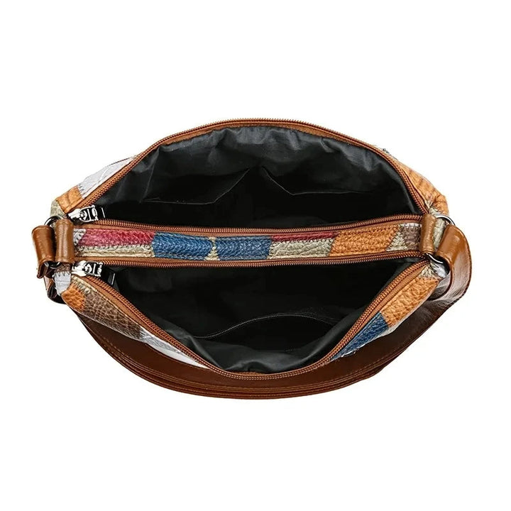 Borsa a Spalla Patchwork Fern