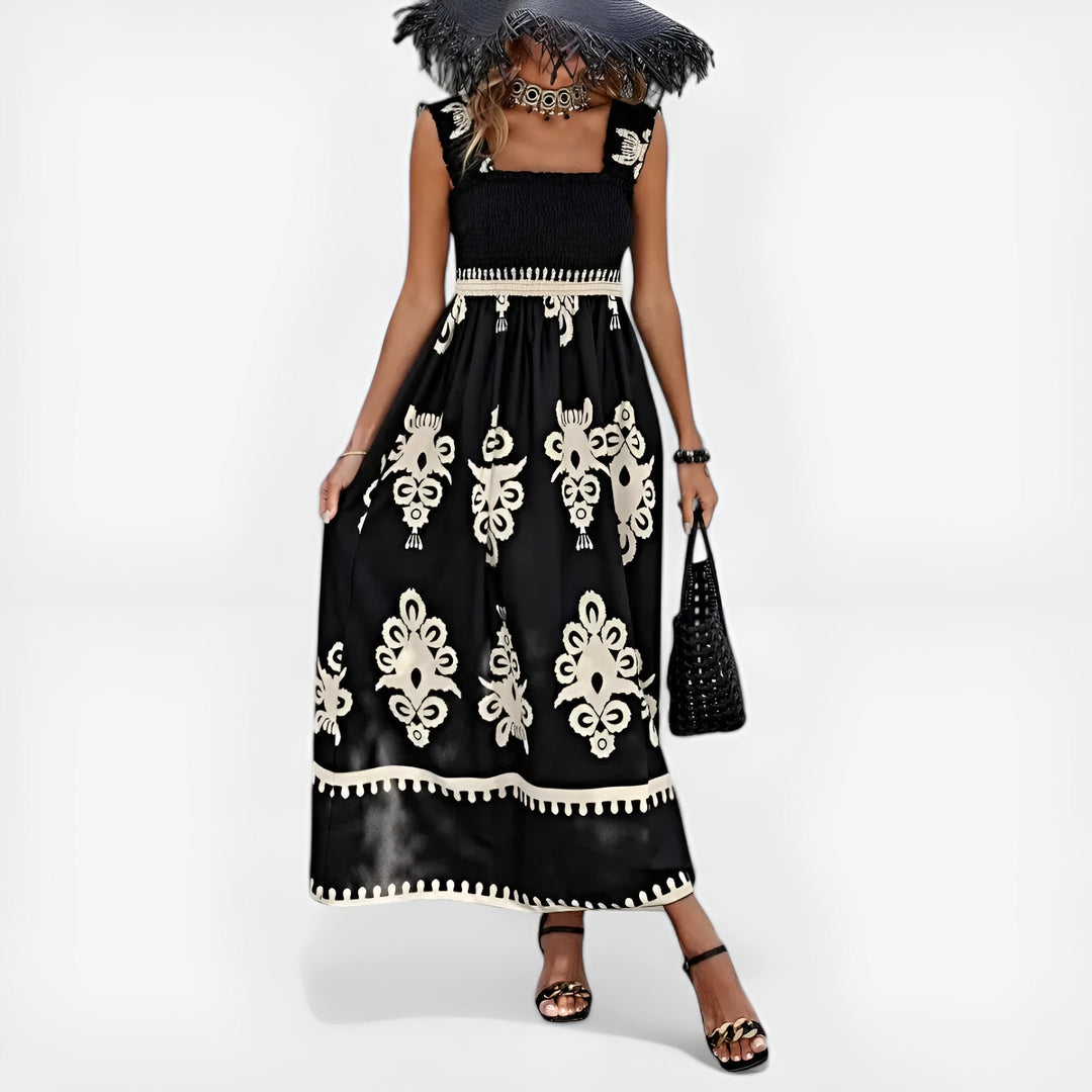Blythe™ Abito Maxi Smock Boho