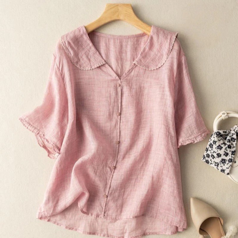 Gisele - Camicia Leggera in Lino per Donna