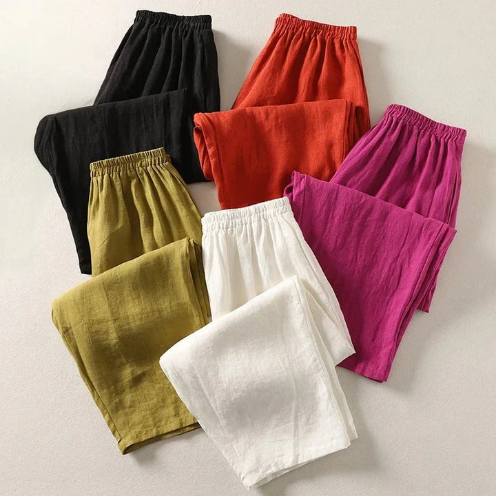 Tamara - Confezione di 5 Pantaloni Leggeri in Lino