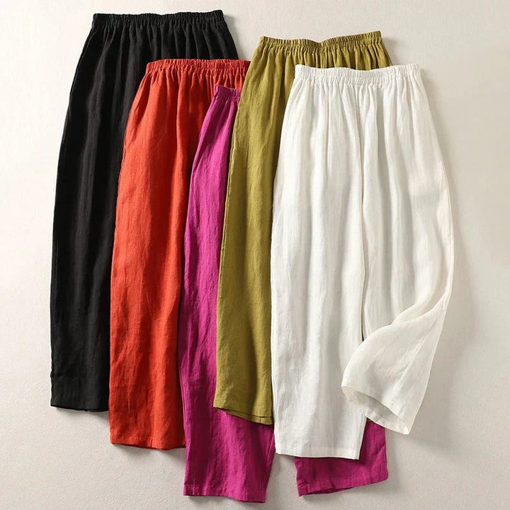 Tamara - Confezione di 5 Pantaloni Leggeri in Lino