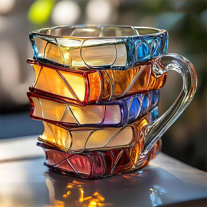Tazza 3D Felicità della Lettura fatta a mano – Originale