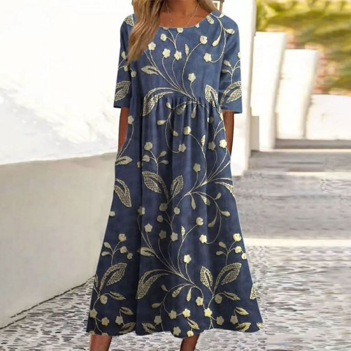 WENDY – ABITO MIDI RICAMATO RELAXED